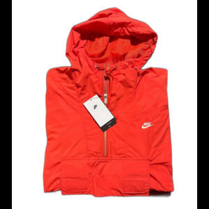 Nike MENS NSW Circa Anorak Jacket ‘Red, Coconut Milk’